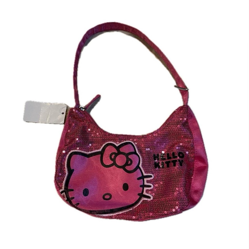 NWT Hello Kitty Pink Sequin Shoulder Bag